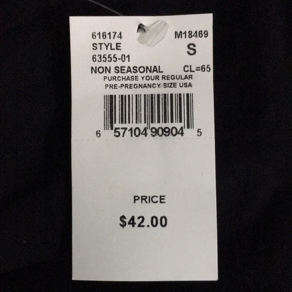 Secret Fit Belly French Terry Maternity new with Tag size S Black. - Picture 5 of 5